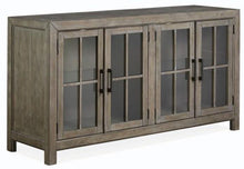 Load image into Gallery viewer, Magnussen Furniture Tinley Park Buffet Curio Cabinet in Dove Tail Grey
