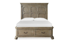Load image into Gallery viewer, Magnussen Furniture Tinley Park California King Panel Storage Bed in Dove Tail Grey image
