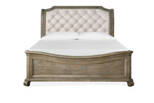 Load image into Gallery viewer, Magnussen Furniture Tinley Park King Sleigh Bed with Shaped Footboard in Dove Tail Grey image
