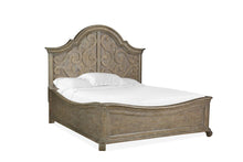 Load image into Gallery viewer, Magnussen Furniture Tinley Park Queen Shaped Panel Bed in Dove Tail Grey
