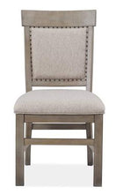 Load image into Gallery viewer, Magnussen Furniture Tinley Park Side Chair w/Upholstered Seat &amp; Back in Dove Tail Grey (Set of 2) image
