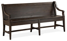 Load image into Gallery viewer, Magnussen Furniture Westley Falls Bench with Back in Graphite image
