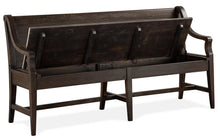 Load image into Gallery viewer, Magnussen Furniture Westley Falls Bench with Back in Graphite
