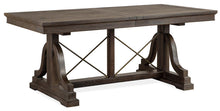 Load image into Gallery viewer, Magnussen Furniture Westley Falls Trestle Dining Table in Graphite image
