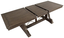 Load image into Gallery viewer, Magnussen Furniture Westley Falls Trestle Dining Table in Graphite
