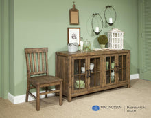 Load image into Gallery viewer, Magnussen Furniture Willoughby Buffet Curio Cabinet in Weathered Barley
