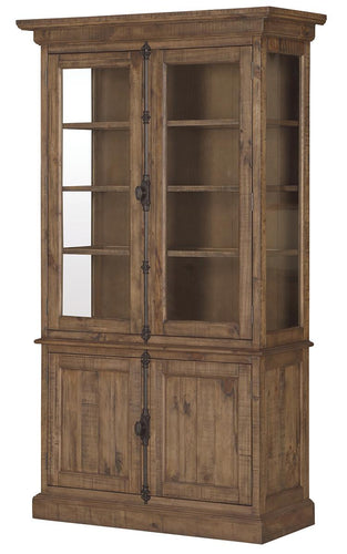 Magnussen Furniture Willoughby China Cabinet in Weathered Barley D4209-01 image