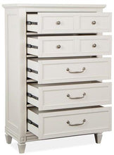 Load image into Gallery viewer, Magnussen Furniture Willowbrook 5 Drawer Chest in Egg Shell White
