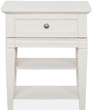 Load image into Gallery viewer, Magnussen Furniture Willowbrook Open Nightstand in Egg Shell White image

