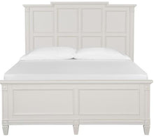 Load image into Gallery viewer, Magnussen Furniture Willowbrook Queen Panel Bed in Egg Shell White image
