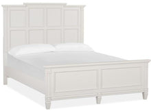 Load image into Gallery viewer, Magnussen Furniture Willowbrook Queen Panel Bed in Egg Shell White
