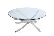 Load image into Gallery viewer, Magnussen Furniture Zila Oval Cocktail Table in Brushed Nickel T2050-47 image
