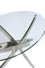 Load image into Gallery viewer, Magnussen Furniture Zila Oval Cocktail Table in Brushed Nickel T2050-47
