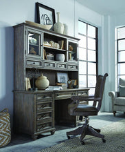 Load image into Gallery viewer, Magnussen Lancaster Credenza with Hutch in Dove Tail Grey
