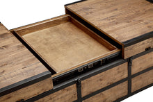 Load image into Gallery viewer, Magnussen Maguire Rectangular Expandable Cocktail Table in Black and Weathered Barley
