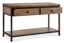 Load image into Gallery viewer, Magnussen Maguire Rectangular Sofa Table in Black and Weathered Barley
