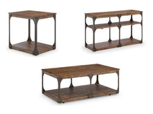 Load image into Gallery viewer, Magnussen Montgomery Rectangular Cocktail Table in Bourbon and Aged Iron
