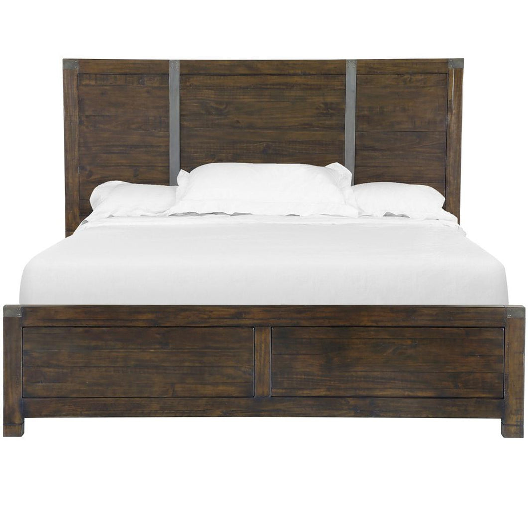 Magnussen Pine Hill Queen Panel Bed in Rustic Pine image