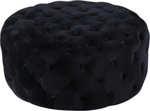 Load image into Gallery viewer, Addison Black Velvet Ottoman/Bench image
