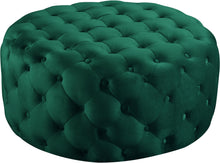 Load image into Gallery viewer, Addison Green Velvet Ottoman/Bench image
