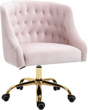 Load image into Gallery viewer, Arden Pink Velvet Office Chair image
