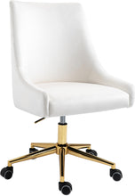 Load image into Gallery viewer, Karina Cream Velvet Office Chair image
