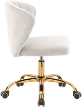 Load image into Gallery viewer, Finley Cream Velvet Office Chair
