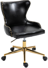Load image into Gallery viewer, Hendrix Black Faux Leather Office Chair image

