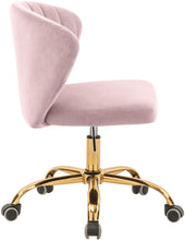 Load image into Gallery viewer, Finley Pink Velvet Office Chair

