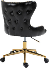 Load image into Gallery viewer, Hendrix Black Faux Leather Office Chair
