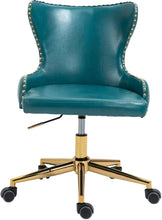 Load image into Gallery viewer, Hendrix Blue Faux Leather Office Chair
