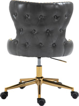 Load image into Gallery viewer, Hendrix Grey Faux Leather Office Chair
