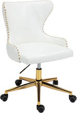 Load image into Gallery viewer, Hendrix White Faux Leather Office Chair image
