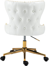 Load image into Gallery viewer, Hendrix White Faux Leather Office Chair
