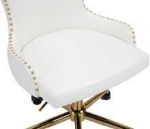 Load image into Gallery viewer, Hendrix White Faux Leather Office Chair
