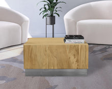 Load image into Gallery viewer, Acacia Chrome Coffee Table
