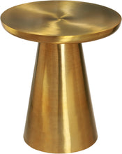 Load image into Gallery viewer, Martini Brushed Gold End Table
