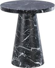 Load image into Gallery viewer, Omni Black Faux Marble End Table image
