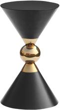 Load image into Gallery viewer, Malia Black / Gold End Table image
