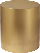 Load image into Gallery viewer, Cylinder Brushed Gold End Table image
