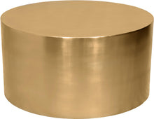 Load image into Gallery viewer, Cylinder Brushed Gold Coffee Table image
