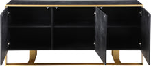 Load image into Gallery viewer, Sherwood Black Wood Sideboard/Buffet
