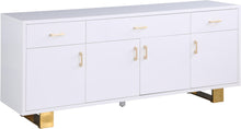 Load image into Gallery viewer, Excel White Lacquer Sideboard/Buffet image
