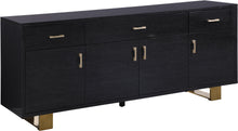 Load image into Gallery viewer, Excel Grey Oak Veneer Lacquer Sideboard/Buffet image
