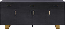 Load image into Gallery viewer, Excel Grey Oak Veneer Lacquer Sideboard/Buffet
