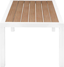 Load image into Gallery viewer, Nizuc Brown manufactured wood Outdoor Patio Aluminum Coffee Table
