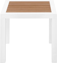 Load image into Gallery viewer, Nizuc Brown manufactured wood Outdoor Patio Aluminum End Table
