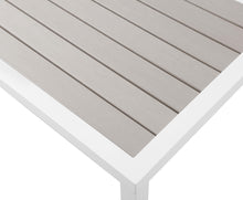 Load image into Gallery viewer, Nizuc Grey manufactured wood Outdoor Patio Aluminum Coffee Table
