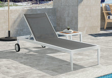 Load image into Gallery viewer, Nizuc Brown manufactured wood Outdoor Patio Aluminum End Table
