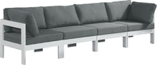 Load image into Gallery viewer, Nizuc Grey Waterproof Fabric Outdoor Patio Modular Sofa image
